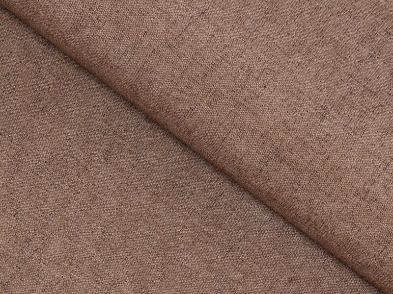 Decorative fabric LONETA brown rustic width 140 cm by Stofex.