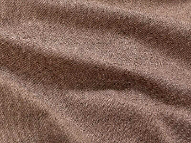 Decorative fabric LONETA brown rustic width 140 cm by Stofex.