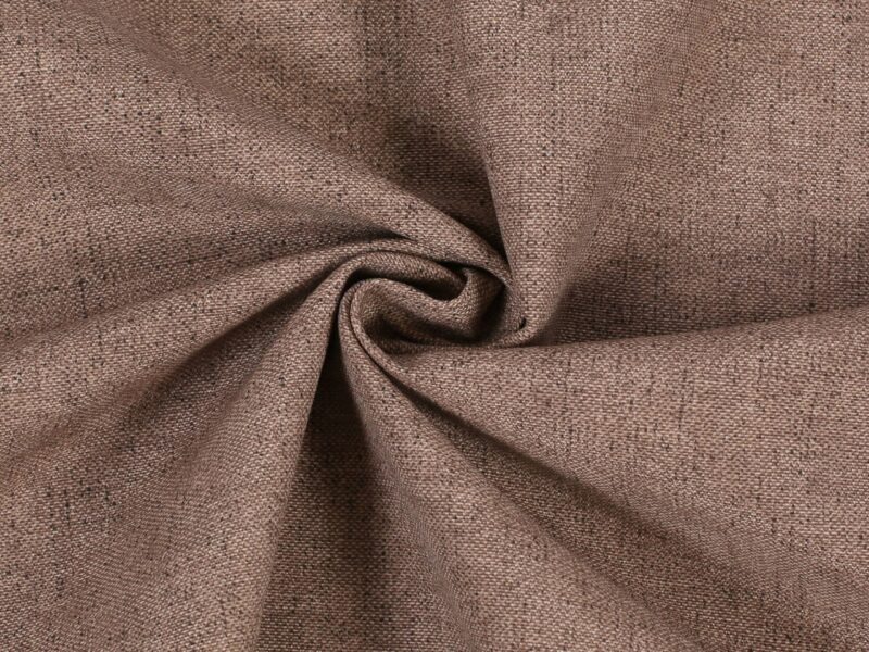 Decorative fabric LONETA brown rustic width 140 cm by Stofex.