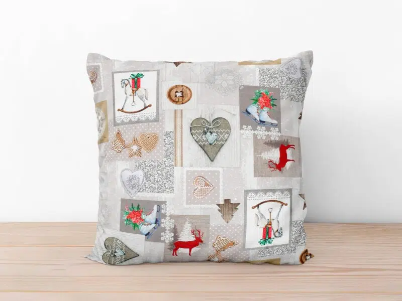 Christmas LONETA pillowcase rocking horse by Stofex.