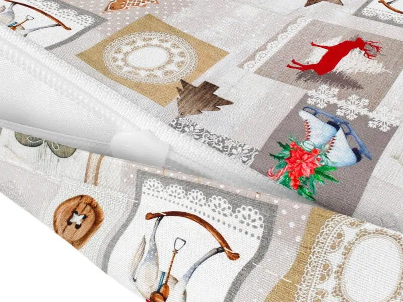 Christmas LONETA pillowcase rocking horse by Stofex.