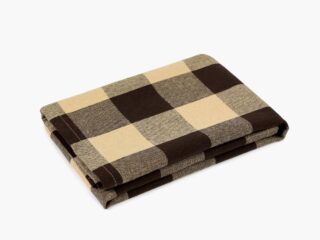 Heavy duty kitchen towel - brown-beige plaid 50x70 cm by Stofex.