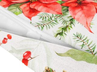 LONETA pillowcase Christmas flower by Stofex.