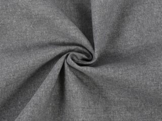 Decorative fabric LONETA dark grey width 140 cm by Stofex.