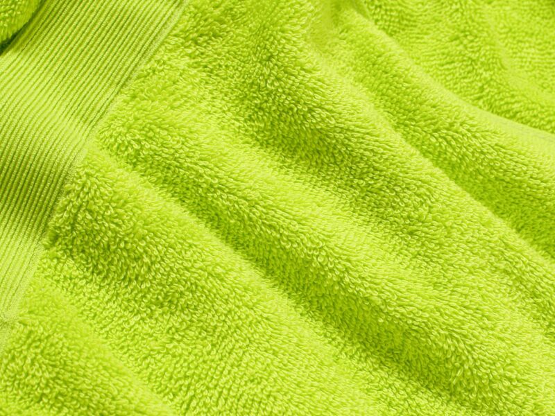 Modal towel and bath towel neon green by Stofex.