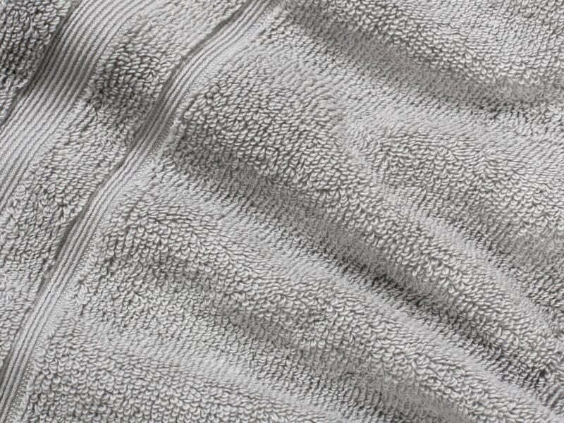 Luxury terry towel / bath towel light grey by Stofex.