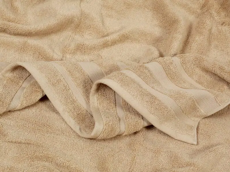 Luxury terry towel / bath towel beige by Stofex.