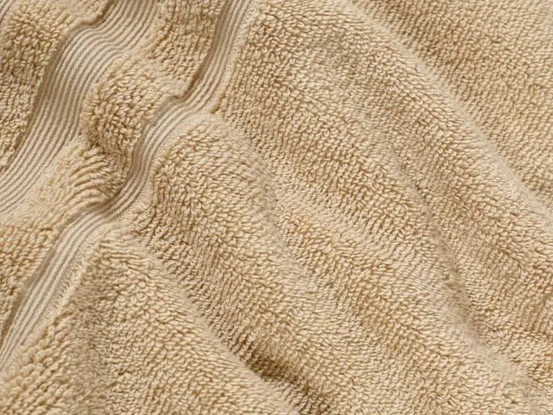 Luxury terry towel / bath towel beige by Stofex.