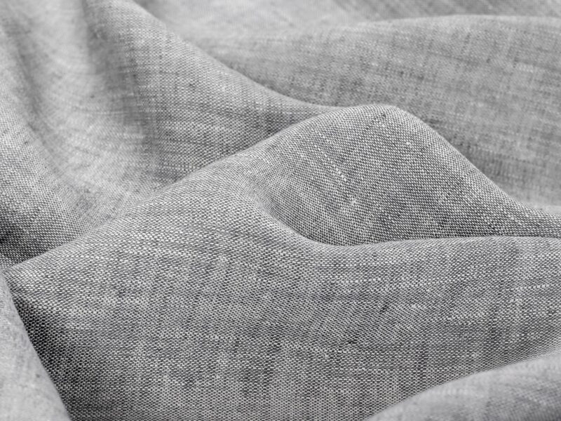 100% linen bedding rustic grey colour by Stofex.