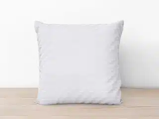 Damask pillowcase stripes 4 mm white by Stofex.