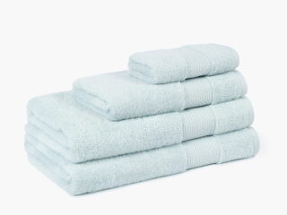 Bamboo towel / bath towel mint Baroque by Stofex.