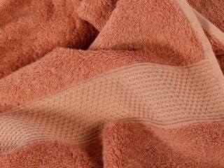 Bamboo towel / bath towel brick Baroque by Stofex.