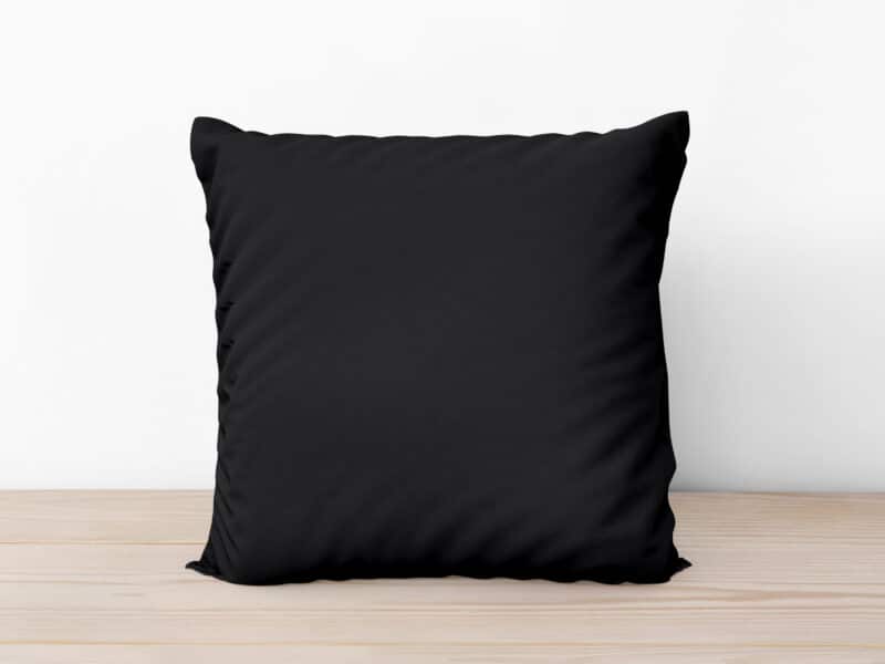 Cotton pillowcase anthracite by Stofex.