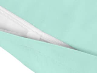 Cotton pillowcase light mint by Stofex.