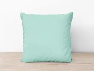 Cotton pillowcase light mint by Stofex.