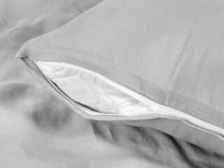 Premium linen pillowcase light grey by Stofex.