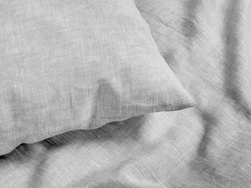 Premium linen pillowcase rustic grey by Stofex.