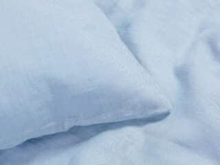 Premium linen pillowcase light blue by Stofex.