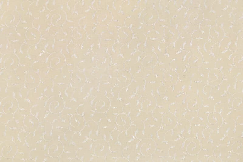 Teflon fabric with ornaments beige width 158 cm by Stofex.