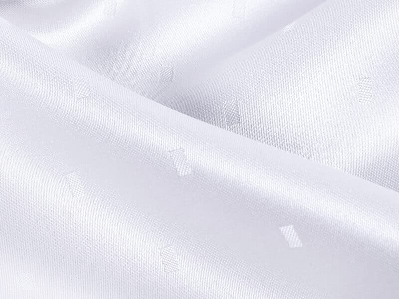 Teflon fabric with rectangles white width 160 cm by Stofex.