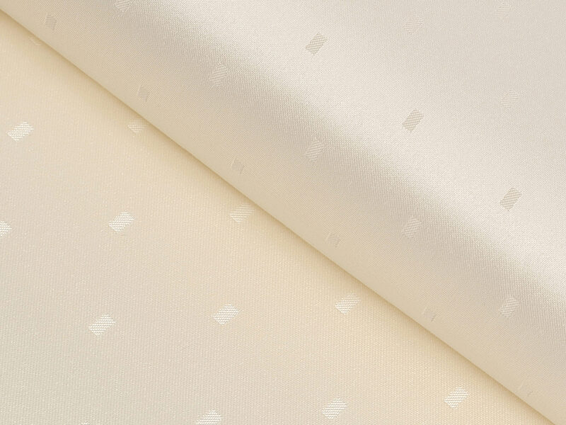 Teflon fabric with rectangles beige width 160 cm by Stofex.