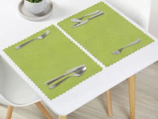 Teflon placemats green by Stofex.