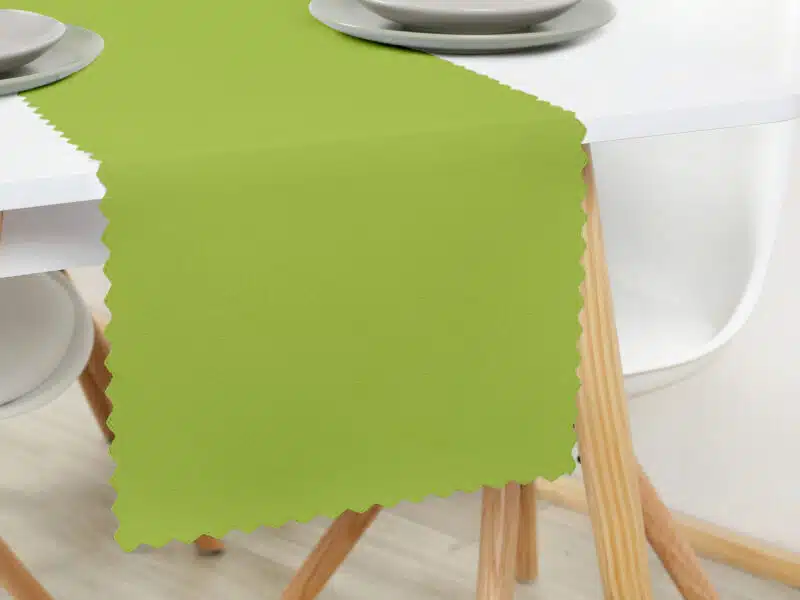 Teflon table runner green by Stofex.