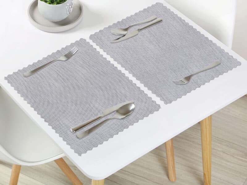 Teflon placemats grey by Stofex.