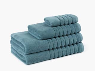 Terry towel/bath towel petrol by Stofex.