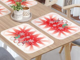 Christmas Teflon placemat Christmas elves by Stofex.