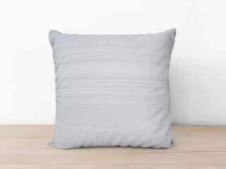 Shiny damask pillowcase stripes grey by Stofex.