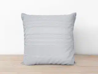 Shiny damask pillowcase stripes grey by Stofex.