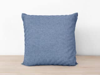 Loneta pillowcase blue rustic by Stofex.