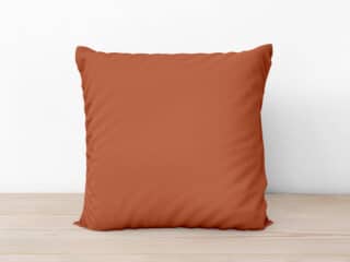 Loneta pillowcase brick red by Stofex.