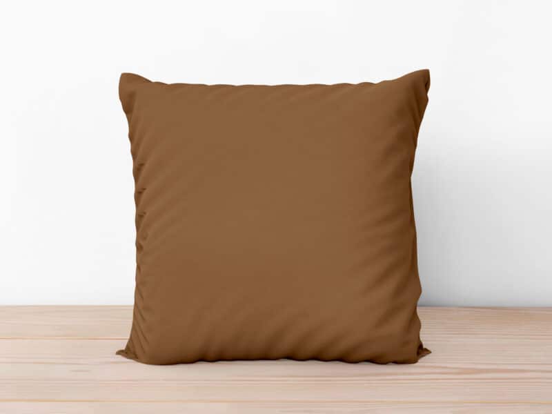 Loneta pillowcase dark brown by Stofex.