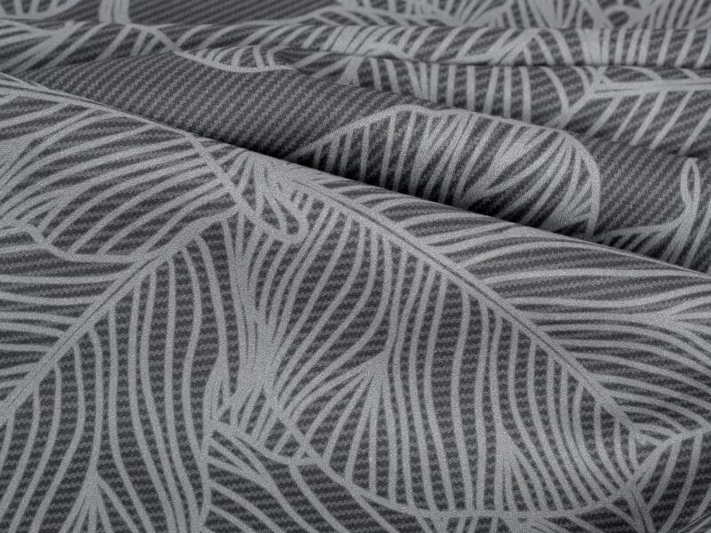 Satin bed linen night leaves by Stofex.