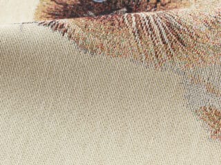 Tapestry pillowcase ragdoll cat on beige by Stofex.